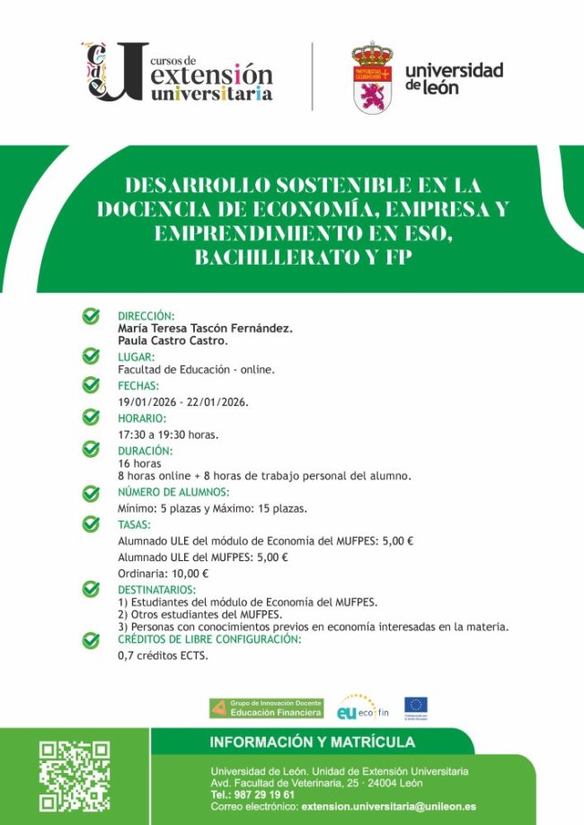 Curso de Extensión Universitaria, 2026